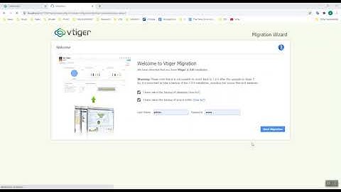 How to migrate Vtiger version 7