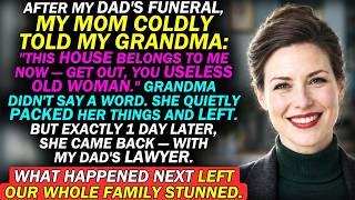 After DAD'S FUNERAL, My Mom Told My Grandma GET OUT, YOU USELESS OLD WOMAN— She Left, 1 Day Later