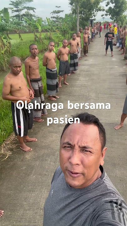 Pak purnomo olahraga bersama ratusan pasien