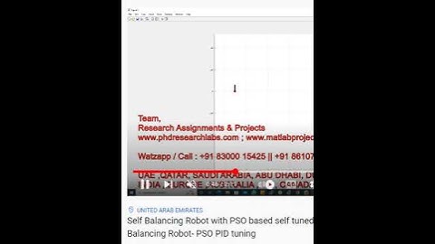 Self Balancing Robot with PSO based self tuned PID controller - Self Balancing Robot- PSO PID tuning