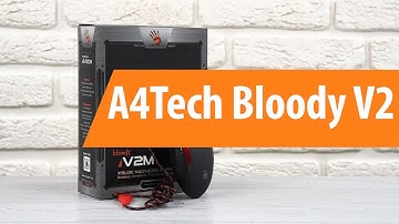 Распаковка A4Tech Bloody V2 / Unboxing A4Tech Bloody V2
