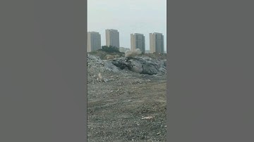 No explosives, but the power of explosives. Gas blasting CO2 rock blasting system #co2rockblasting