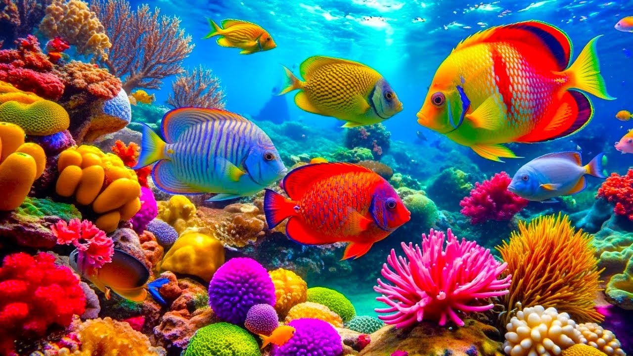 Dive Into the Mesmerizing Underwater Realm and Marvel at Sea Animal in The Best 4K ULTRA HD Aquarium