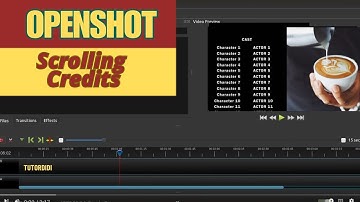 How To Add Scrolling Credits In Openshot - OpenShot Video Editor Tutorial #20
