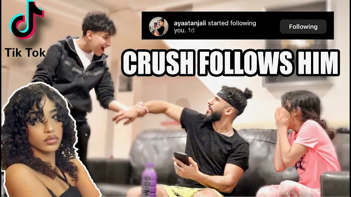 Famous Tik Tok Crush Followed Him!! *EVIL PRANK* (...