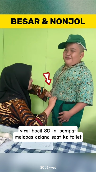 VIRAL BOCIL LUCU DENGAN IBU GURU DI SEKOLAH