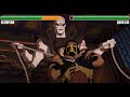 Scorpion vs. Quan Chi WITH HEALTHBARS | HD | Mortal Kombat Legacy: Scorpion&#39;s Revenge