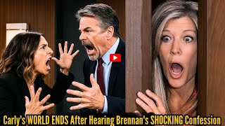 Carly's WORLD ENDS After Hearing Brennan's SHOCKING Confession To Colette!