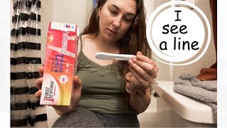 Shocking live pregnancy test 2021 | 6DPO-8DPO