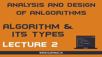 ANALYSIS & DESIGN OF ALGORITHMS | WHAT IS ALGORITHM  & IT