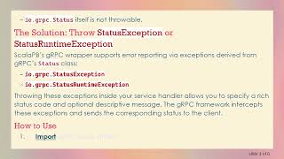 Full How to Handle Custom Error Reporting in ScalaPB gRPC Services Guide