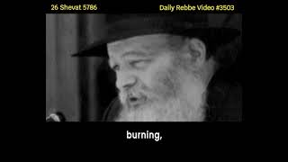Lubavitcher Rebbe: "From a Single Spark" RebbeDaily #3503
