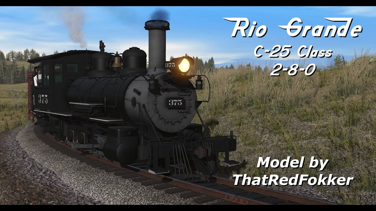 D&RGW C-25 No. 375 [Private] | TRS19 - YouTube