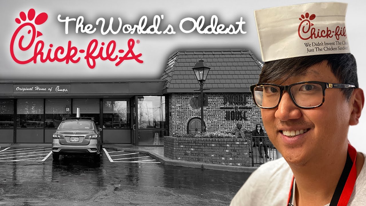 Visiting The Very FIRST Chick-fil-A // The Dwarf House | HellthyJunkFood