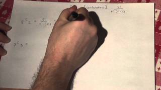 nCr without a calculator for Core or Stats - A-level maths revision video