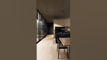 Modern Interior Kitchen Design Visualization of a Modern Home Made with #Blender and #D5Render