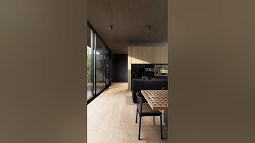 Modern Interior Kitchen Design Visualization of a Modern Home Made with #Blender and #D5Render