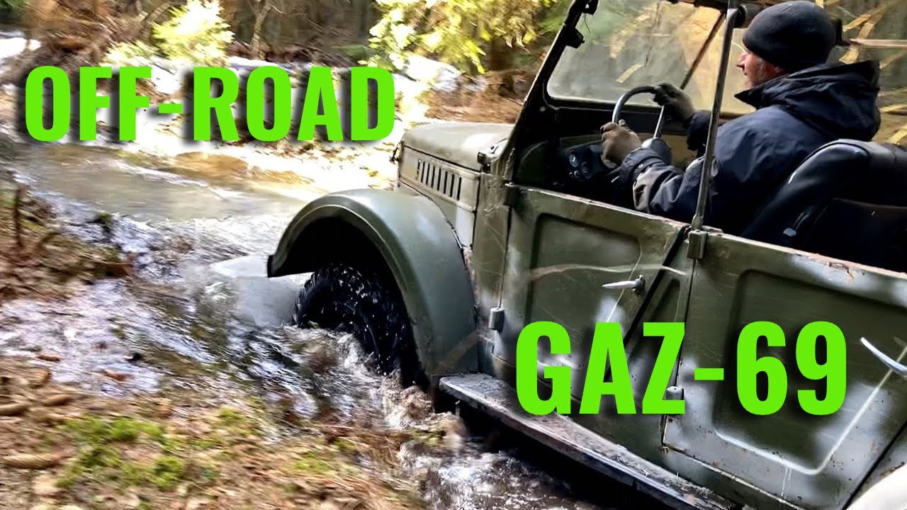 GAZ-69 vintage soviet car. Off-road - YouTube