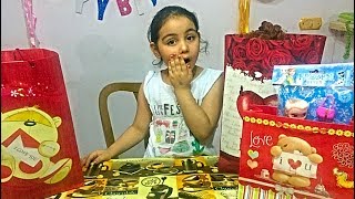 فتح هدايه عيدميلادي||opening my birthday gifts