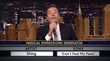 The Best of Jimmy Fallon | Sting "Can't Feel My Face"|@SniperWolff