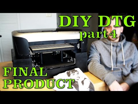 DIY DTG Epson flatbed printer. Final assembly  p.4 / Сборка планшетного принтера