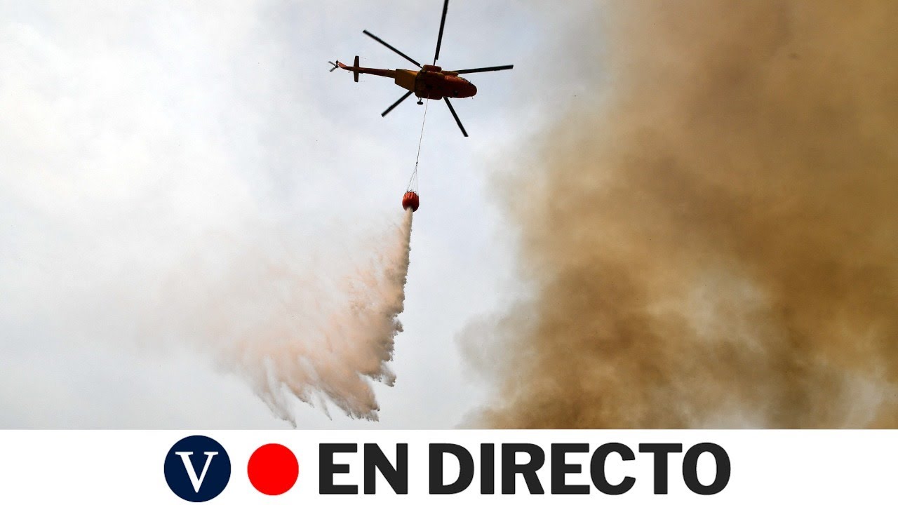 DIRECTO: Incendio forestal al norte de Atenas