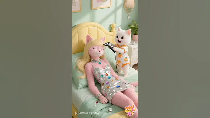 💔Kitten bitten by mice. Daddy rushes to the rescue! #animation #cartoon thumbnail