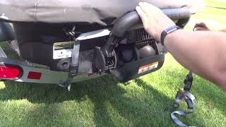 How to Tie Down Strap the See Doo Seadoo Jet Ski on the Trailer