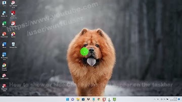 Windows 11 Home : How to show or hide Chat button that appear on the taskbar