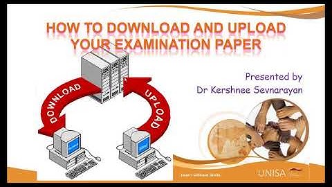 How to upload your questions paper using your PC or hand written for Unisa students