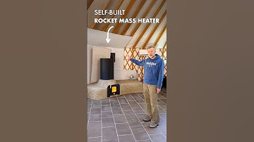 DIY Rocket Mass Heater for Off-Grid Heat! #shorts #offgrid