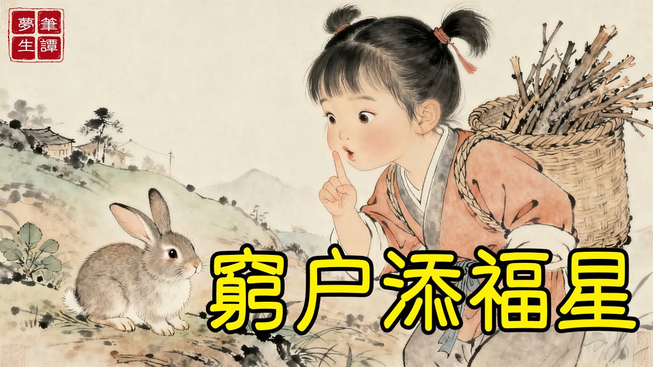 窮夫妻無子，見人牙子打罵女娃，咬牙用買糧種的錢把她換下。村裏人都說他們瘋了。可自打女娃進門，她爹打柴總能遇到撞樹獵物，她娘挖野菜一鋤頭刨出塊狗頭金，村裏人都懵了！#故事#民間傳說#奇遇#報恩#原創故事