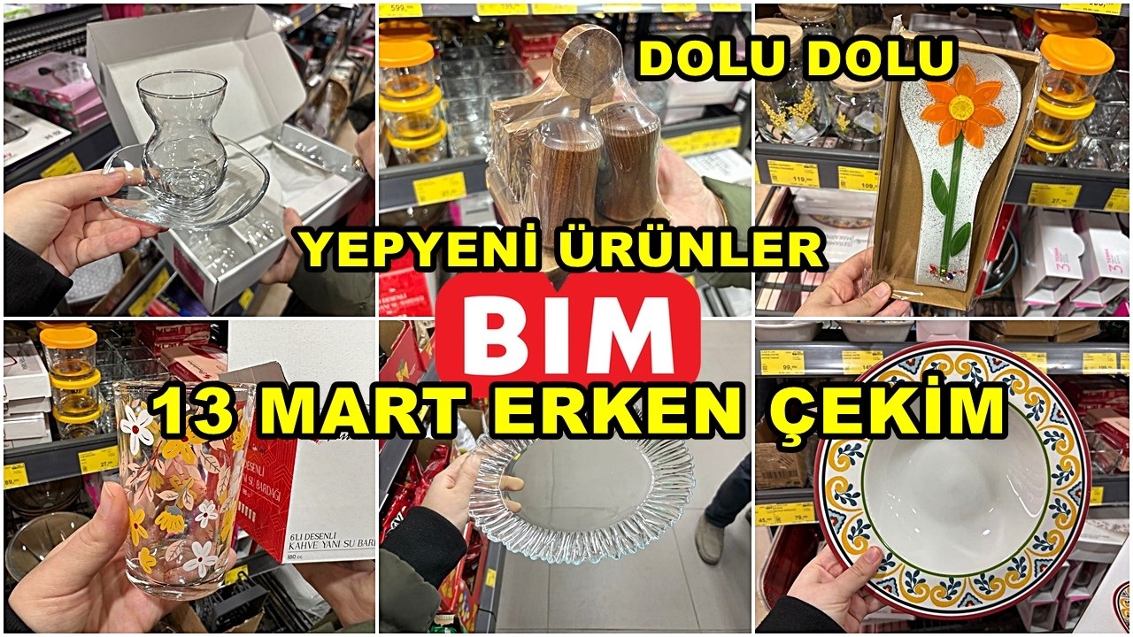 BİME GELDİ HEMEN ALDIK💃BİM 13 MART 2026 CUMA💃/GERÇEK İLK VE TEK ERKEN ÇEKİM❗️/YEPYENİ ÜRÜNLER/