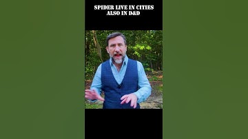Spiders are also in cities in D&D How to kill you players with Giant Spiders Part 4  #dnd #dmtips