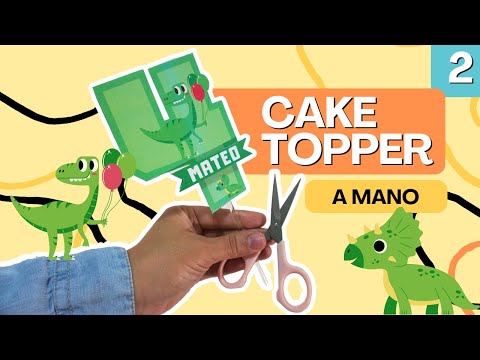 Cake Topper ✋HECHO a MANO✋ (Diseño y Tips de montaje) #diy