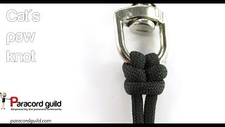 How to tie the cat's paw knot