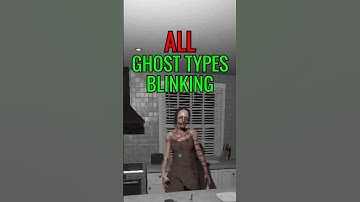 ALL Ghost Types Different Blinking in Phasmophobia 👻😱