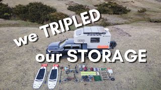 Best Upgrade to Increase Truck Camper Storage | Bowen Customs Camper Bed 1 Year Review