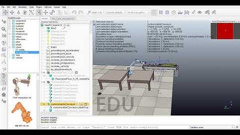 V REP Object Pick And Place
