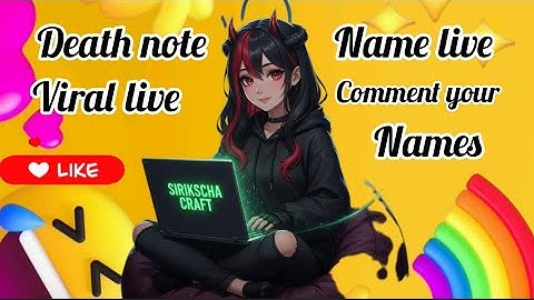 writing my subscriber names viral trend in death note/#Siriksha23