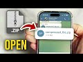 How to DOWNLOAD ZIP FILES on TELEGRAM from a MOBILE DEVICE | How to SAVE .ZIP and .RAR from TELEGRAM