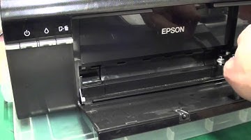 Fix error light problem on Epson P50, R285, T60, T50 - CD tray sensor jam