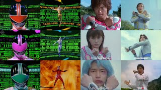 Mirai Sentai Timeranger All Henshin and Roll Call (Tv Series,Movie Team Up) Chrono Changer