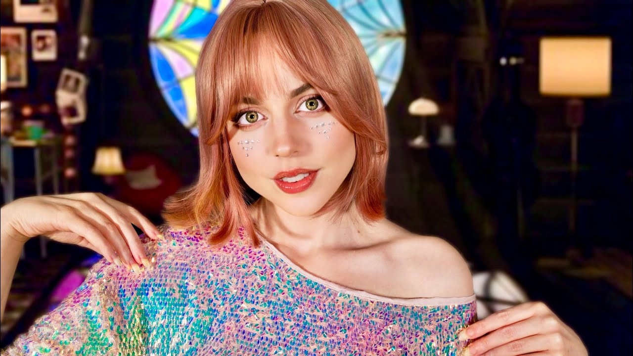 ASMR Enid Is Obsessed With You 🩷 Wednesday Roleplay 🐺 Personal Attention, Face Brushing, For Sleep