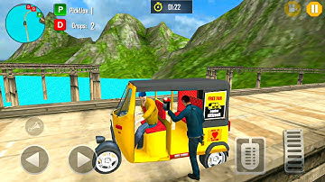 tuk tuk rickshaw driving games 2021 - Offroad Best Simulator Games - Android Gameplay