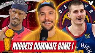 NBA Finals Game 1 Reaction: Nikola Jokic \& Nuggets destroy Jimmy Butler \& Heat | Hoops Tonight