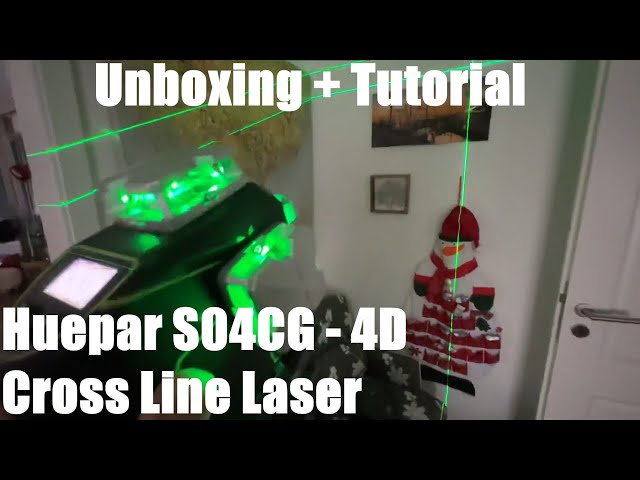 Huepar 4D Cross Line Laser Level S04CG Review 