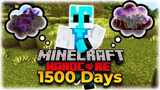 I Survived 1500 Days In HARDCORE Minecraft! | World Tour
