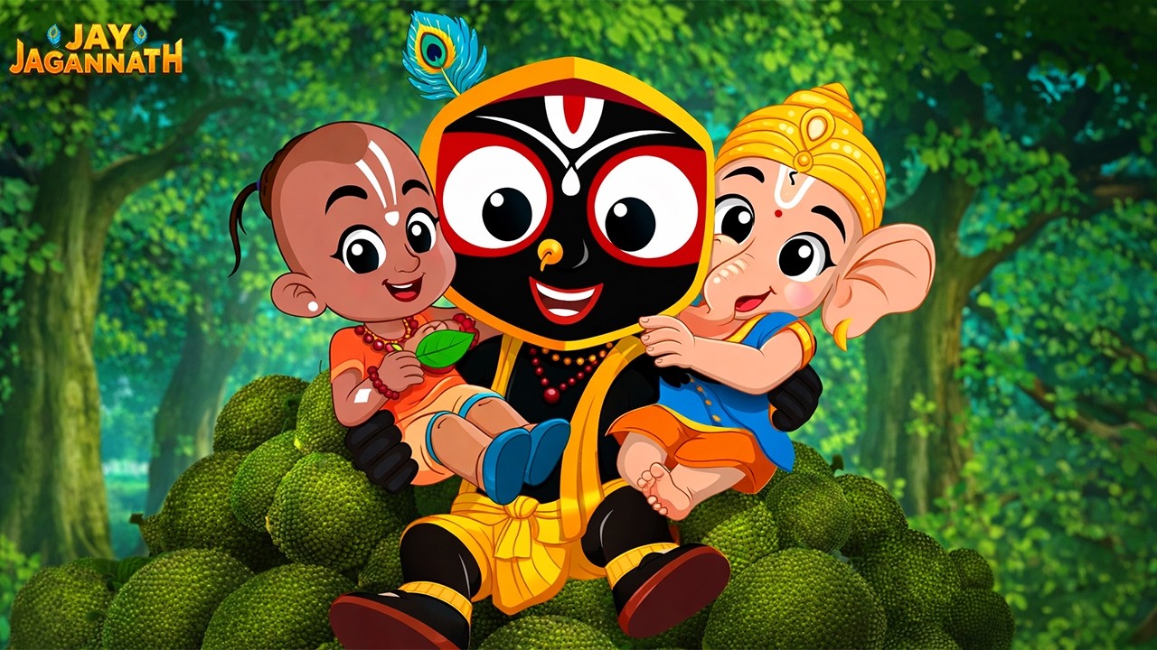गणेश जी और कटहल की मजेदार कहानी | Jay Jagannath| Jagannath Cartoon| jai jagannath