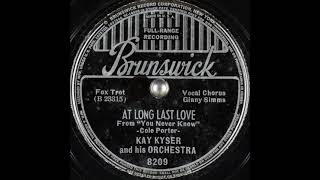 Kay Kyser & his orchestra - At Long Last Love (1938)